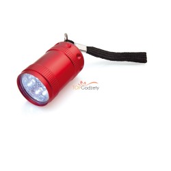 Latarka 6 LED z paskiem na nadgarstek