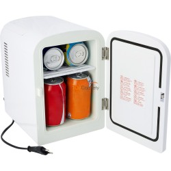 Mini lodówka na 6 puszek, napięcie: DC 12V AC 100-240V
