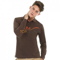 Męska koszulka polo SAFRAN POLO LONGSLEEVE