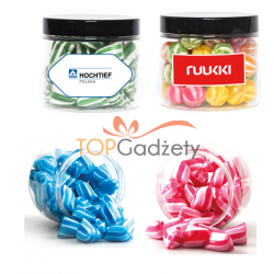Karmelki cukrowe w słoiczku PET