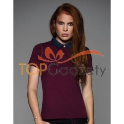 Damskie polo piqué Denim