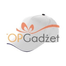 Czapka z daszkiem i zapięciem na rzep, 5 paneli